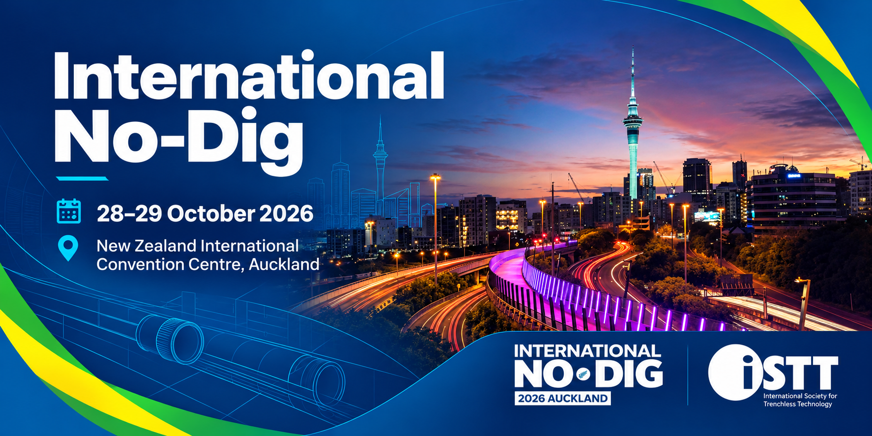 Congresso Internacional No-Dig Auckland 2026.