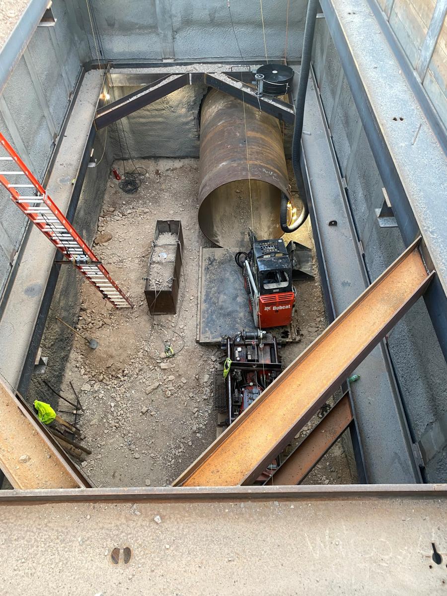Obra de infraestrutura subterrânea utilizando tecnologia MND